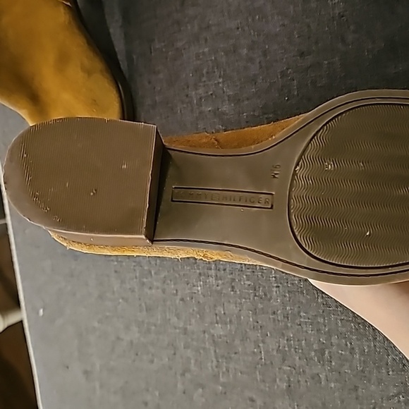 Tommy Hilfiger Women's Casual Boots Caramel Size 9.5 M cognac ankle boots - Picture 7 of 8